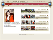 Tablet Screenshot of mayorofevesham.co.uk